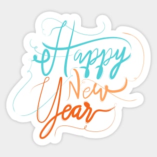 Happy New Year Sticker